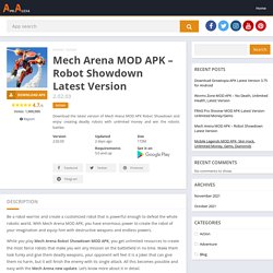 Mech Arena MOD APK - Robot Showdown Latest Version