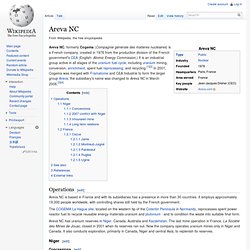 Areva NC - Wiki