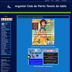 Argantel Club de Plérin Tennis de table
