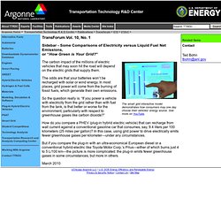 Argonne TTRDC - TransForum v10n1 - How Green is Your Grid