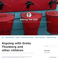 Arguing with Greta Thunberg and other children