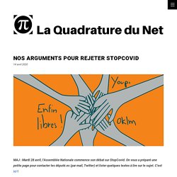 Nos arguments pour rejeter StopCovid