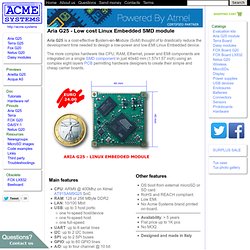 Aria G25 - Embedded Linux 25€