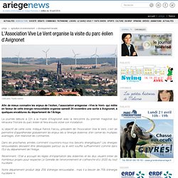L'Association Vive Le Vent organise la visite du parc éolien d'Avignonet