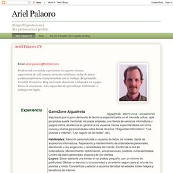 Ariel Palaoro CV