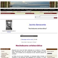 Nochebuena aristocrática - Jacinto Benavente - AlbaLearning Audiolibros y Libros Gratis