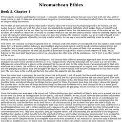 Aristotle: Nichomachean Ethics
