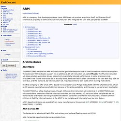 ARM - EmbDev.net
