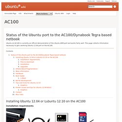 ubuntu ac100