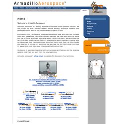Armadillo Aerospace - Home