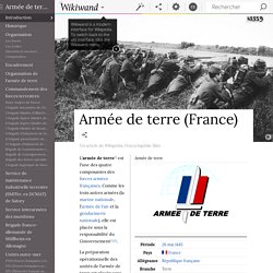 Armée de terre (France)