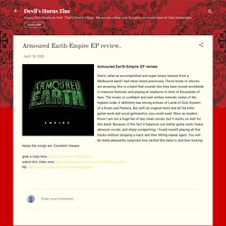 Armoured Earth-Empire EP review.