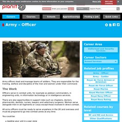 Army – Officer Armed Services