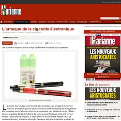 L'arnaque de la cigarette électronique