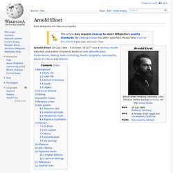 Arnold Ehret