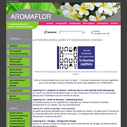 CALENDRIER CHEVEUX 2012 l'aromatherapie pour votre bien-etre Aromaflor