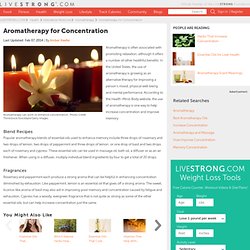 Aromatherapy For Concentration
