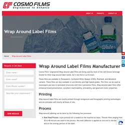 Wrap Around Label Manufacturer in New Zealand