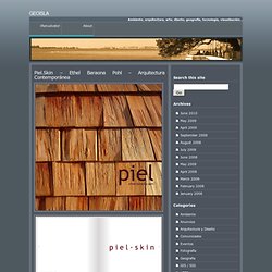 Piel.Skin – Ethel Baraona Pohl – Arquitectura Contemporánea