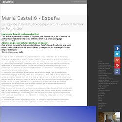 Marià Castelló - España - Es Pujol de s’Era - Estudio de arquitectura + vivienda mínima en Formentera