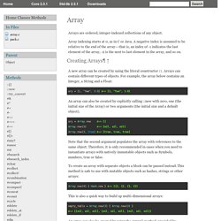 Array (Ruby 2.3.1)