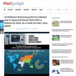 Arrhythmia Monitoring Devices Market size is Expected Reach USD 8,087.4 Million by 2024, At a CAGR of 6.44%, Says MRFR