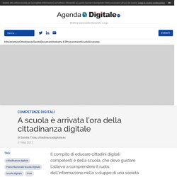 A scuola è arrivata l’ora della cittadinanza digitale