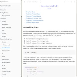 Arrow Functions · TypeScript Deep Dive