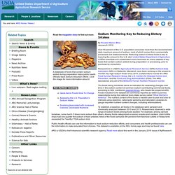 ARS USDA 06/01/16 Sodium Monitoring Key to Reducing Dietary Intakes