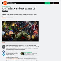 Ars Technica’s best games of 2020