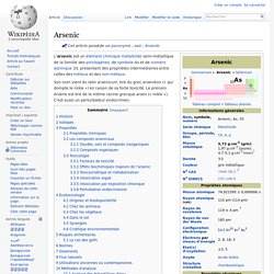 Arsenic