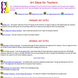 Art Ideas for Teachers