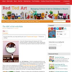 Blog Archive Art with Kids - Exploring the ABC of Art