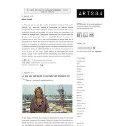 ART234 - Arte Contemporáneo