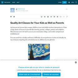 Quality Art Classes for Your Kids