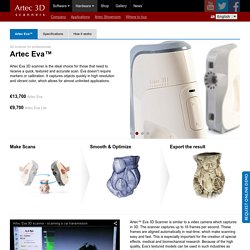 Artec 3D Scanner for Textured Scans