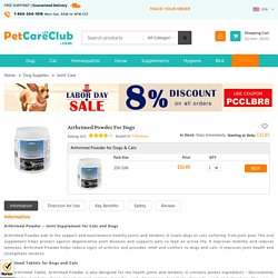 Arthrimed Powder for Dog: Buy Arthrimed Powder for Dog Supplies at lowest Price - PetCareClub.com