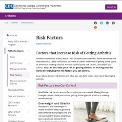 Arthritis Risk Factors