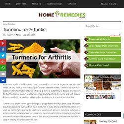Turmeric for Arthritis Treatment