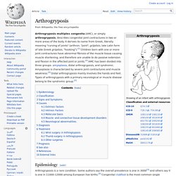 Arthrogryposis