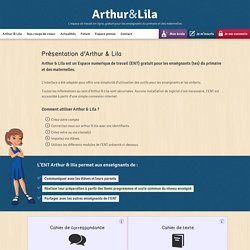 ENT Arthur & Lila - Le nouvel ENT gratuit pour le primaire
