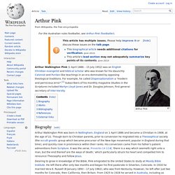 Arthur Pink