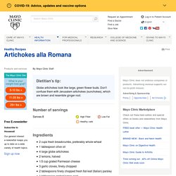 Artichokes alla Romana