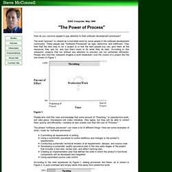 "The Power of Process" by Steve McConnell - IEEE Computer, May 1998