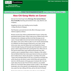 Article: How Qiqong Works on Cancer