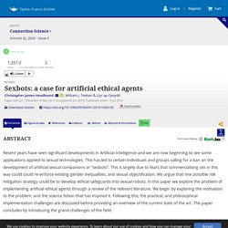 Full article: Sexbots: a case for artificial ethical agents