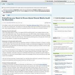 articleblogin [licensed for non-commercial use only] / Everything you Need to Know About Social Media Audit for Business