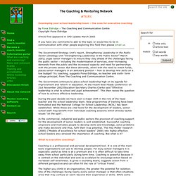 Articles - The Coaching & Mentoring Network