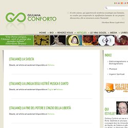 Articles | Giuliana Conforto