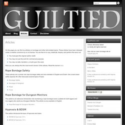 Articles » Guiltied Blog!